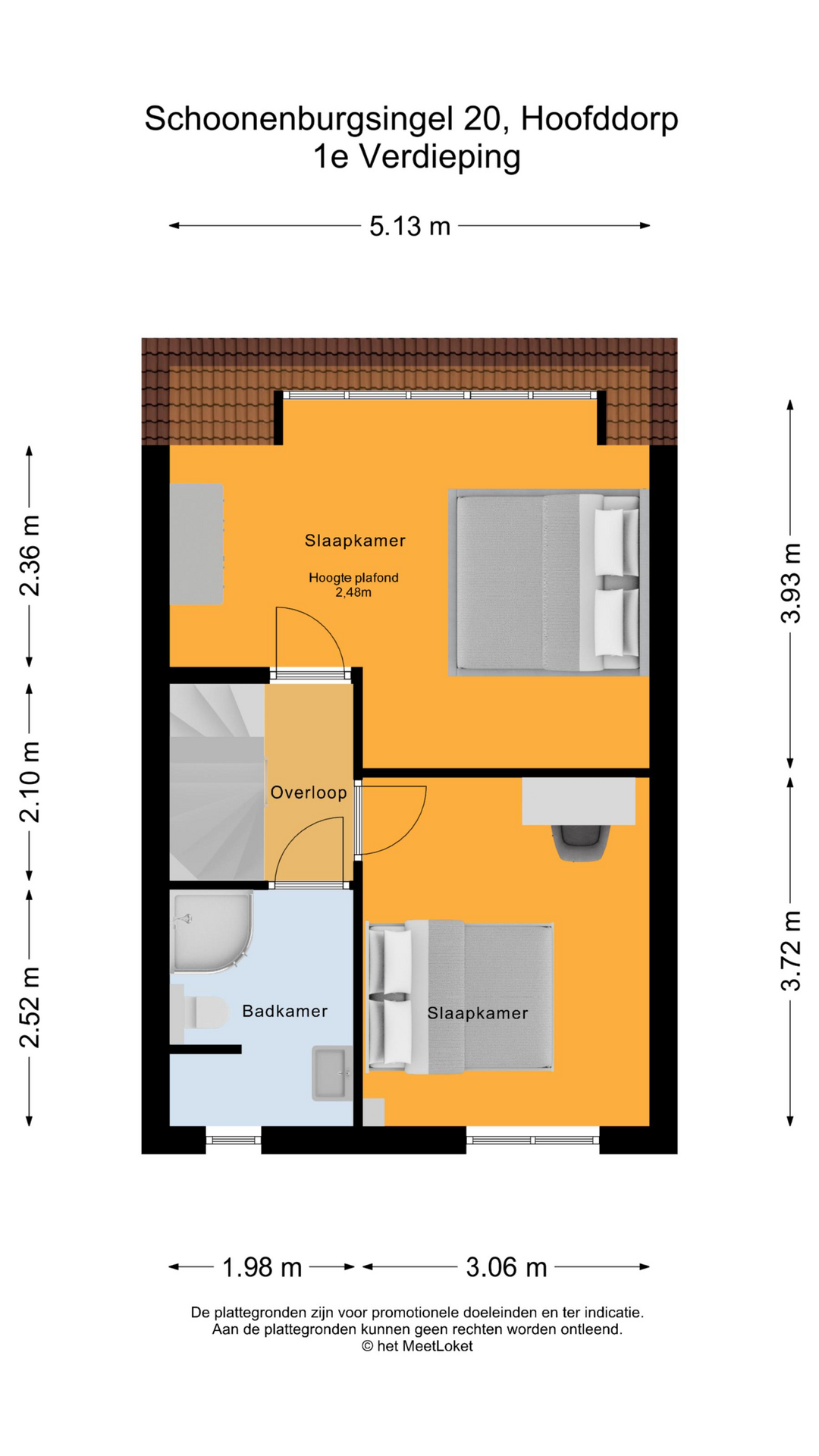 Schoonenburgsingel 20 , 2135 GB Hoofddorp map